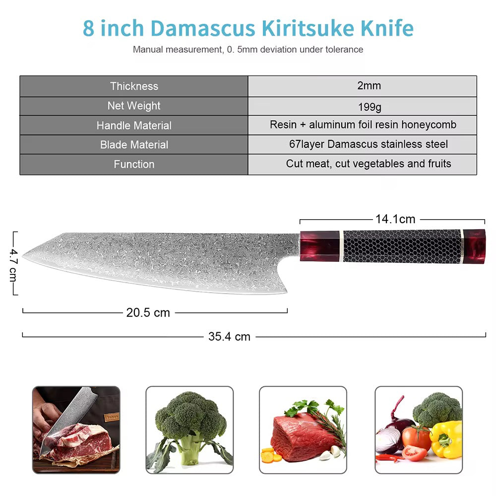 Kiritsuke knife, high quality multifunctional carving knife