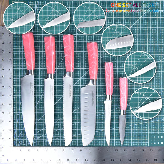 Kitchen knife set various handle sets