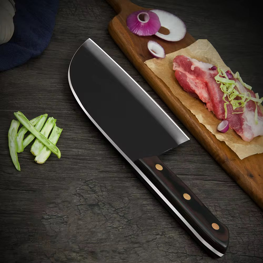 Meat knife for butcher wooden handle 7 inches