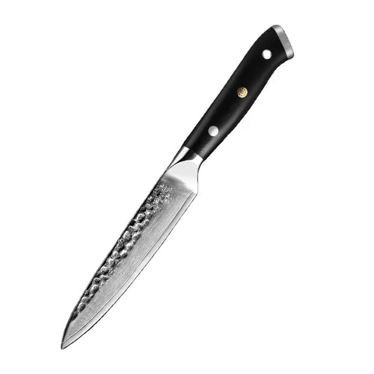 Damascus steel kitchen knife G10