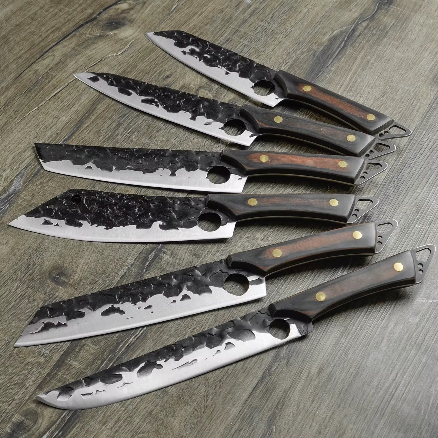 Sharp knife 8.5 inches kitchen forge hammer chef