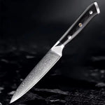 Chef peeler knife black utility knife G10
