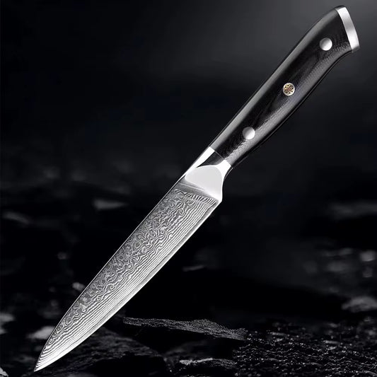 Chef peeler knife black utility knife G10